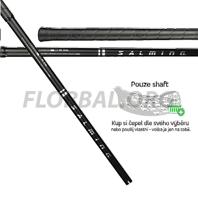 Salming Q-series Carbon Pro 2.0 RD Oval Shaft 27 Black/Silver