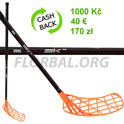 Zone floorball Air/Two 3K 29 black/copper