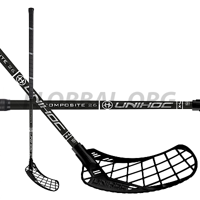 Unihoc Player 26 X-Long black/silver
