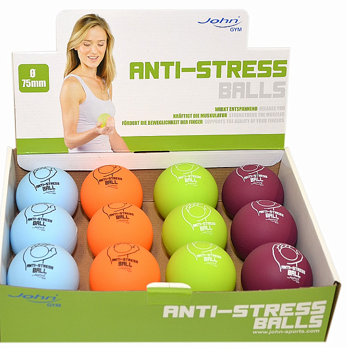 Antistressball John 7cm oranžová