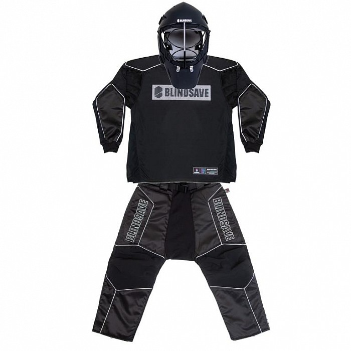 Blindsave Brankárský set Legacy black + maska Shark black veľ. XS