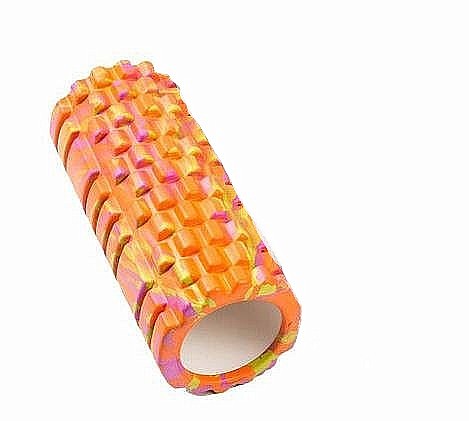 Masážne valec - roller - abstraktný oranžová