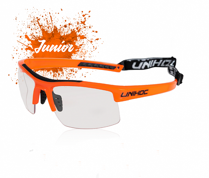 Unihoc Energy JR okuliare Neon Orange oranžová