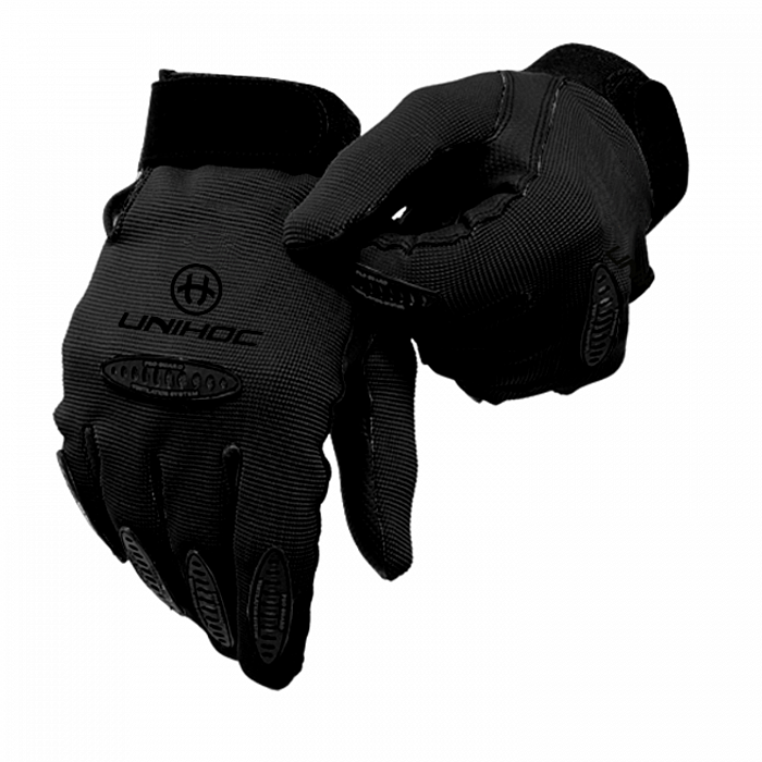 Rukavice Unihoc Blackout Black veľ. XXS/XS