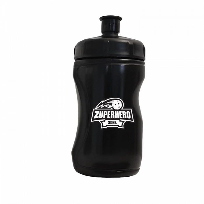 Zone Fľaša Zuperhero 350 ml Black/Blue Čierna