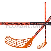 Unihoc Player 34 neon orange/black