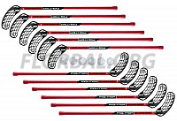 Unihoc Fighter 35 red/black 96 cm 12+6loptičiek