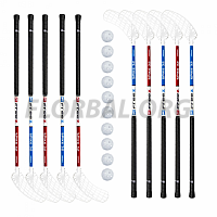 Florbalový set Freez Spike 32 round MB 85cm (10 hokejek)