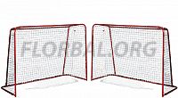 Set 2 ks - MPS florbalová bránka BIG GOAL 160x115cm so sieťou pre školy 8 kg