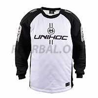 Unihoc Goalie Sweater Alpha white/black