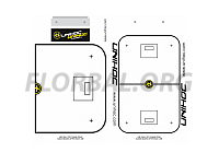 Unihoc Tactic Board 24x40 cm s fixkou