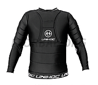Unihoc brankárska vesta Flow black/white JR