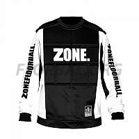 Zone brankársky dres Upgrade Intro JR black/silver