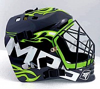 MPS brank. maska Pro Flame - Black/Green