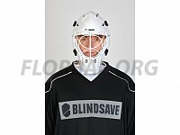 Blindsave Sharky Carbon White Goalie Mask