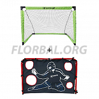 MPS skládací branka PVC 90x60 + Autobrankár Goal buster 90x60