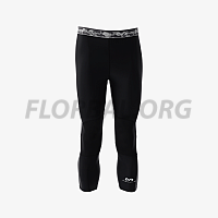 McDavid Compression 3/4 Tight With Dual Layer Knee Support Black