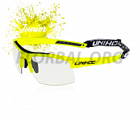 Unihoc Energy JR okuliare Neon Yellow