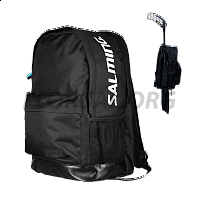 Salming Backpack with stick holder Black