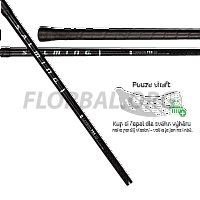 Salming Q-series Carbon Pro 2.0 Shaft 27 Black/Silver