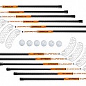 Unihoc STREET 35 white/orange 96 cm 12+6míčků