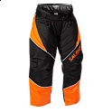 Salming Atlas Goalie Pant JR Orange/Black brankářské kalhoty