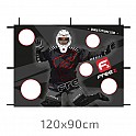 Freez Floorball Goal Buster 120 x 90 cm Black