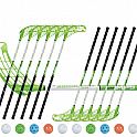 Florbalový set MPS Boomerang Green (12 hokejek)