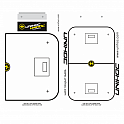 Unihoc Tactic Board 24x40 cm s fixem