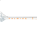 Salming Flow Midlite 32 JR White/Nectarine