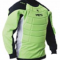 MPS Green brankářský set + maska Pro Flame - Green/Chrome + Florbalové rukavice MPS