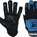 MPS Blue brankářský set + maska Pro Flame - Black/Blue + Florbalové rukavice MPS