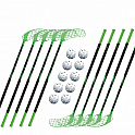 ACCUFLI AirTek A100 Green (10 hokejek)