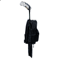 Salming Backpack with stick holder Black
