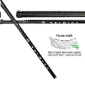 Salming Q-series Carbon Pro 2.0 RD Shaft 27 Black/Silver