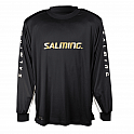 Salming Brankářský set React black/white + maska Salming Phoenix Elite Helmet White Shiny