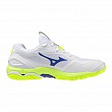 Mizuno Wave Stealth 6(U) / White/Lightning Yellow/Dazzlin