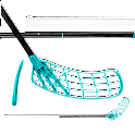 Salming Q-Series Carbon Pro 2.0 Icon Trident TX 29 Black / Laguna Blue + čepel zdarma